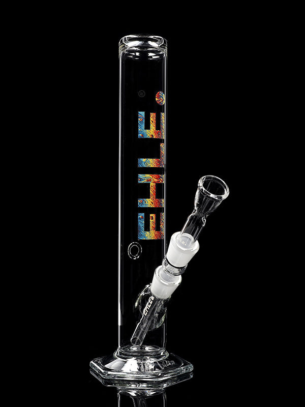 Zylinder 500ml NS 14 ohne Kickloch mit Kupplung Psy Logo