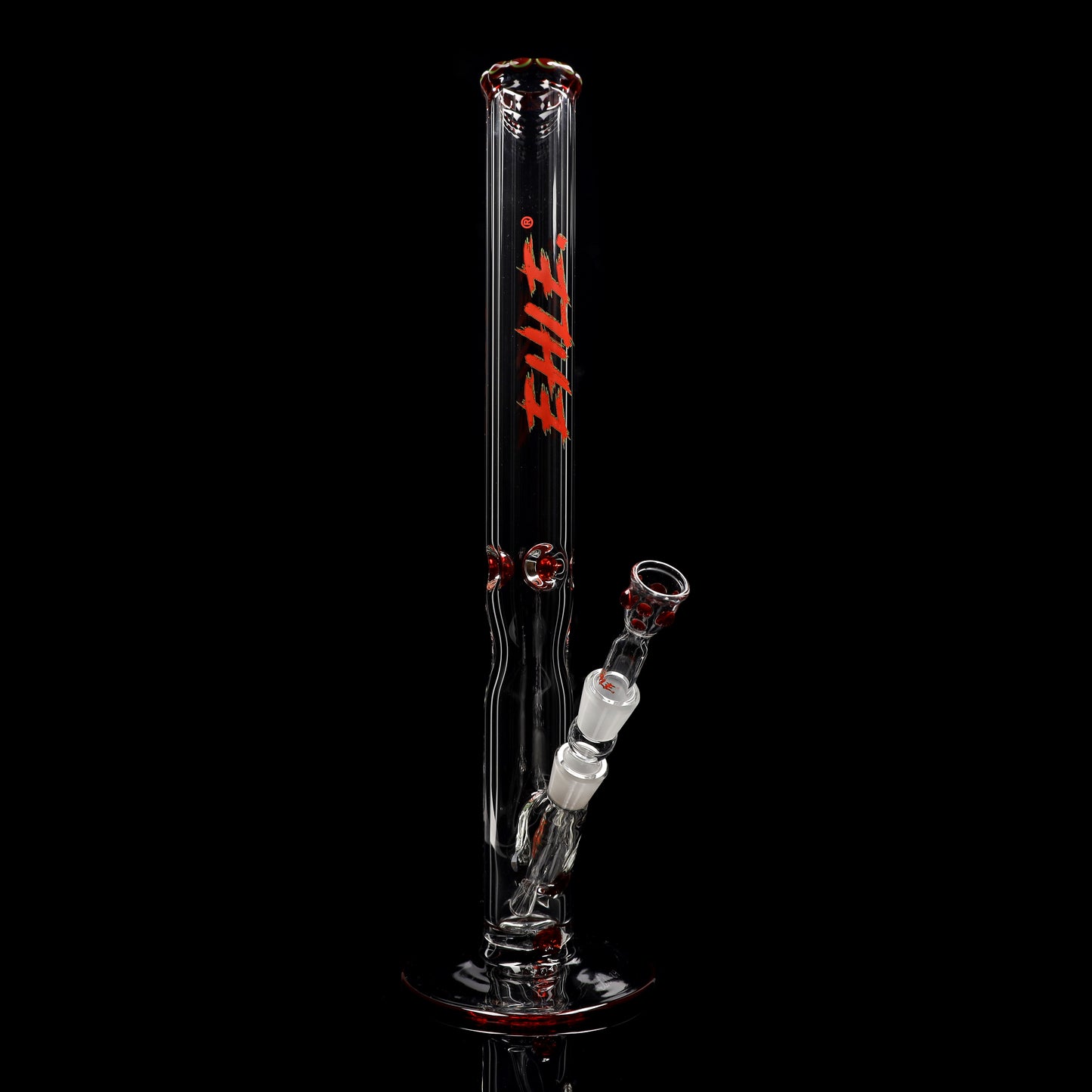 Red Series Bong #8 Zylinder NS 18 mit Kupplung + ohne Kickloch
